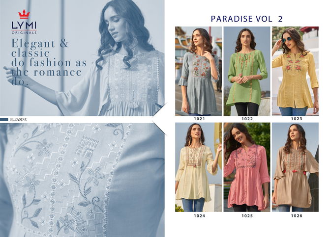 Lymi Paradise Vol 2 By kessi Ladies Top Catalog
